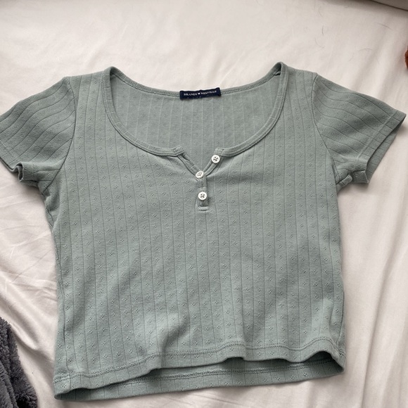 Brandy Melville sage green top! - Picture 2 of 2